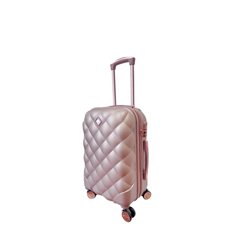 Valise cabine rigide Ecrin 8142 Extensible Rose gold