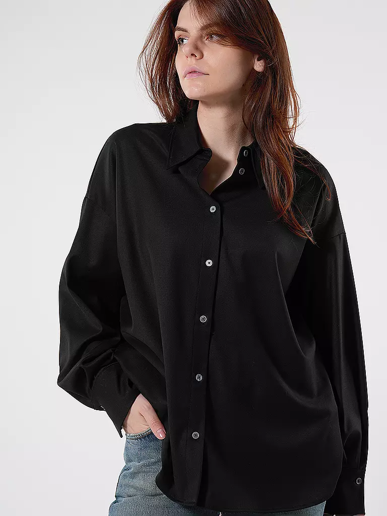 DRYKORN Bluse Oversized Fit LYSILA  schwarz