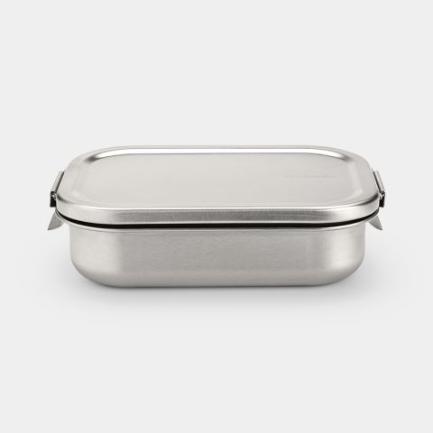 Make & Take Lunchbox, medium, roestvrij staal - Matt Steel