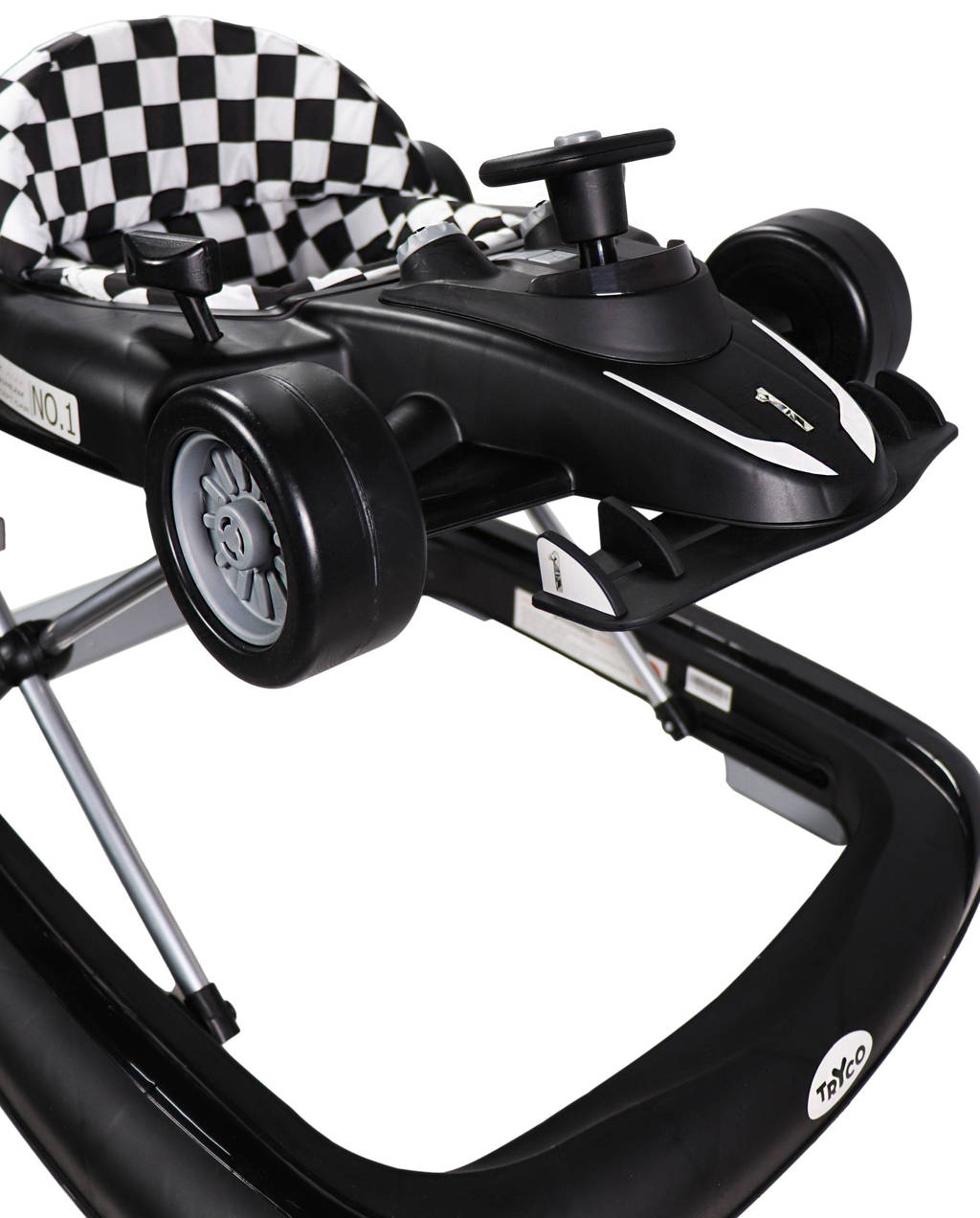 3-in-1 Baby Walker - F1 Racer - Black