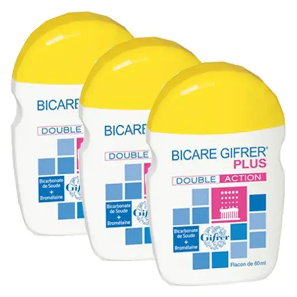 Gifrer Bicare Plus Pó em Frasco 60g Pacote com 3