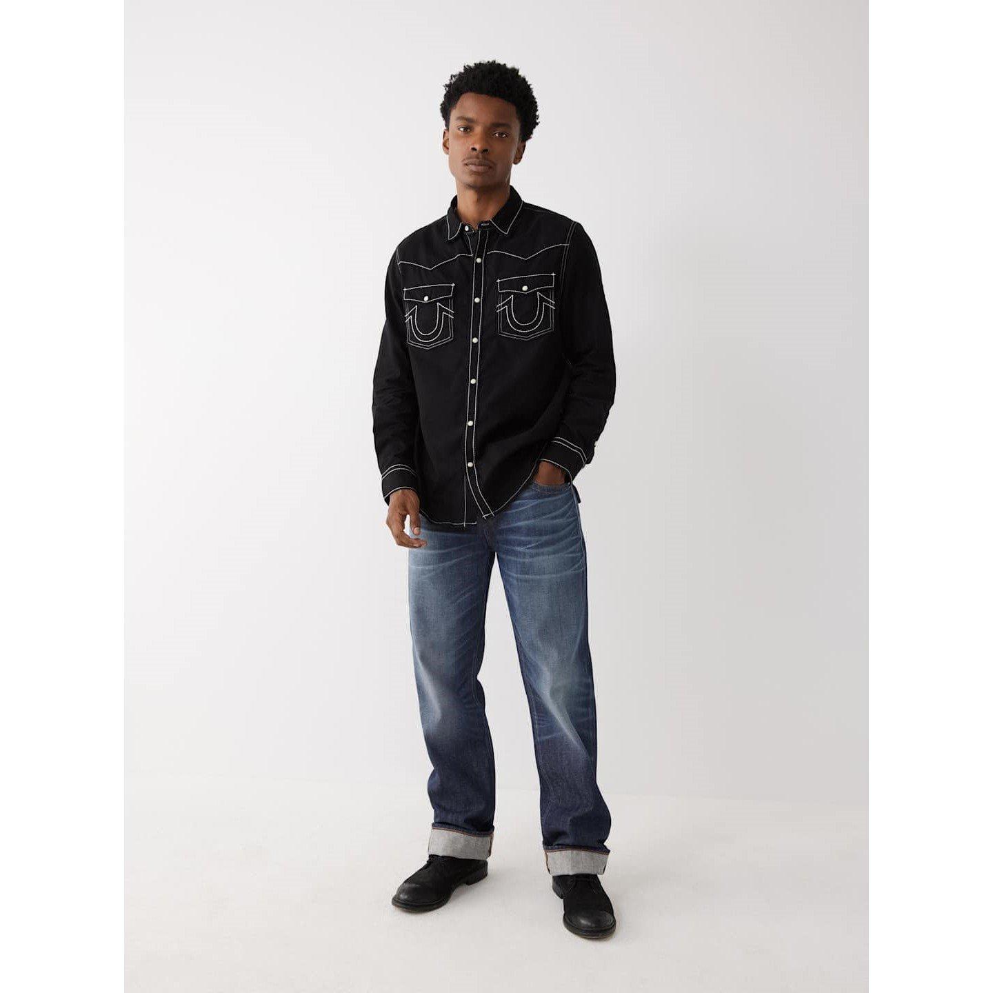True Religion TrueReligion Big T Western Shirt Mens