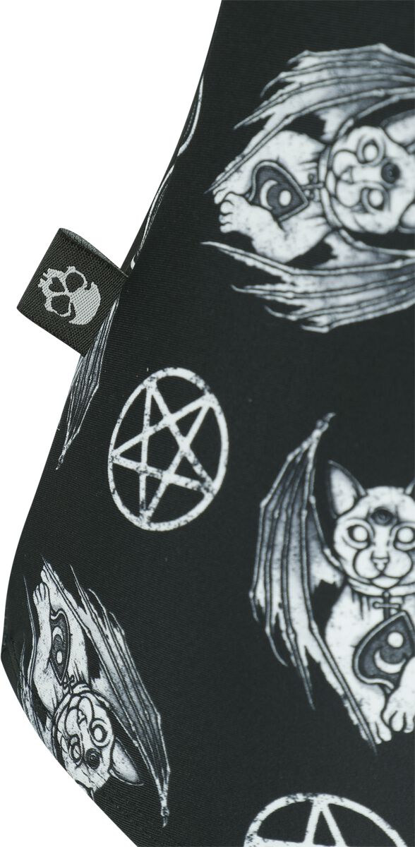 Maillot de Bain Dos-Nu avec Symboles Mystiques | Black Blood by Gothicana Maillot de bain