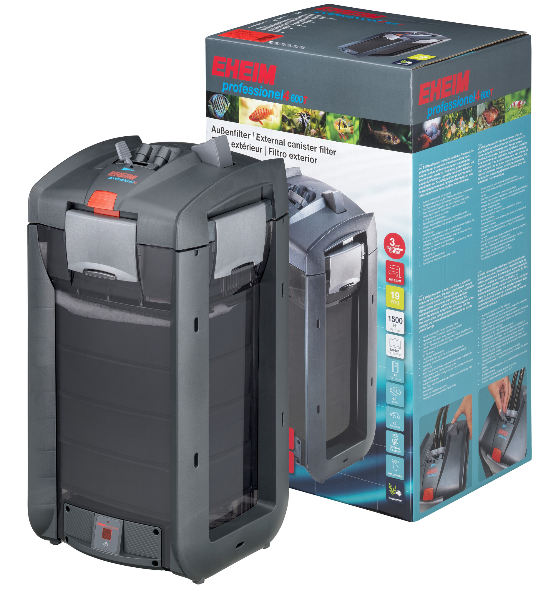 Eheim Professionel 4 600T excl.  filtermedia