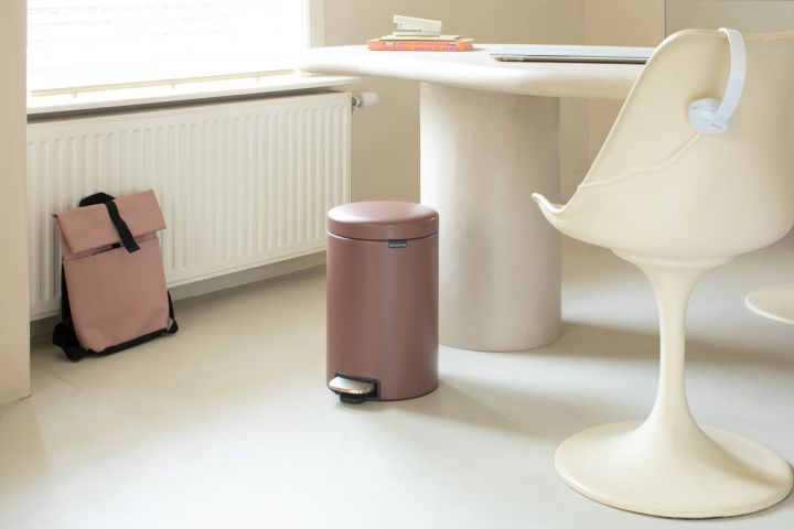 NewIcon Pedaalemmer 12 liter - Satin Taupe