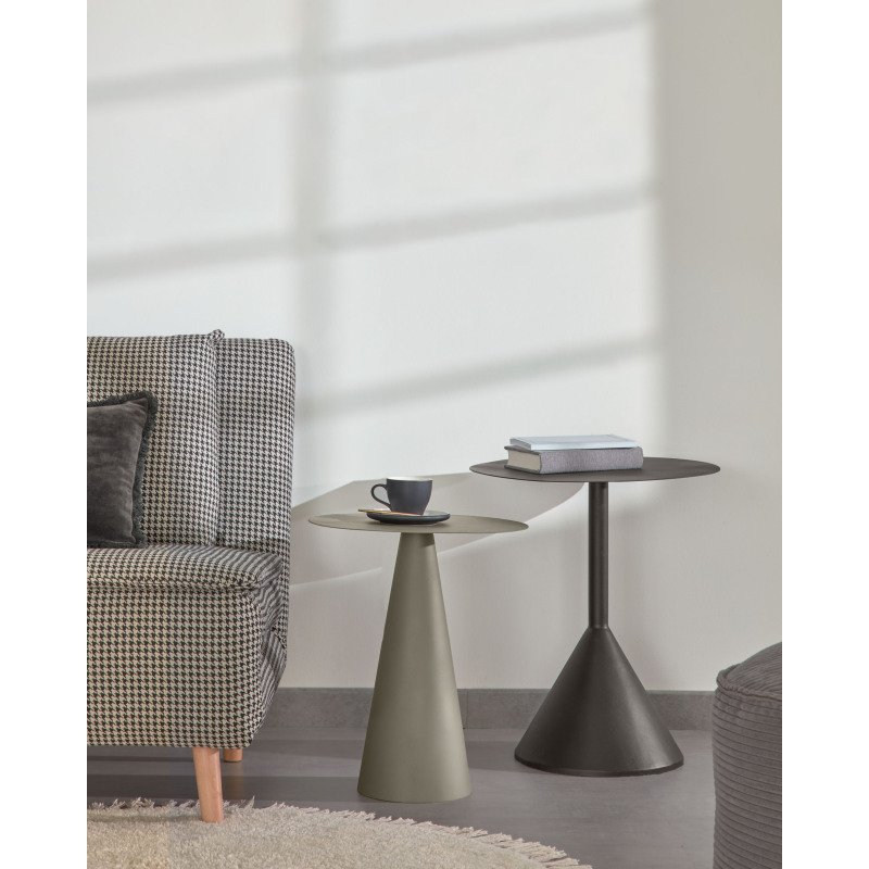 Table d’appoint Shirel Ø 40 cm verte