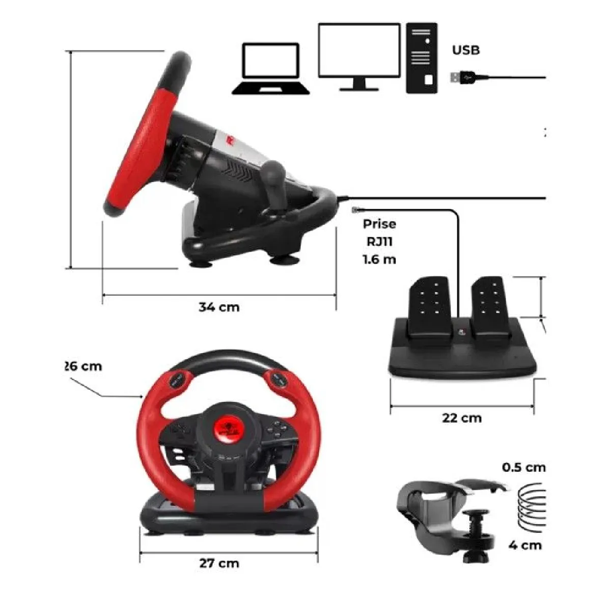 Spirit of Gamers Race Pro Wheel 1