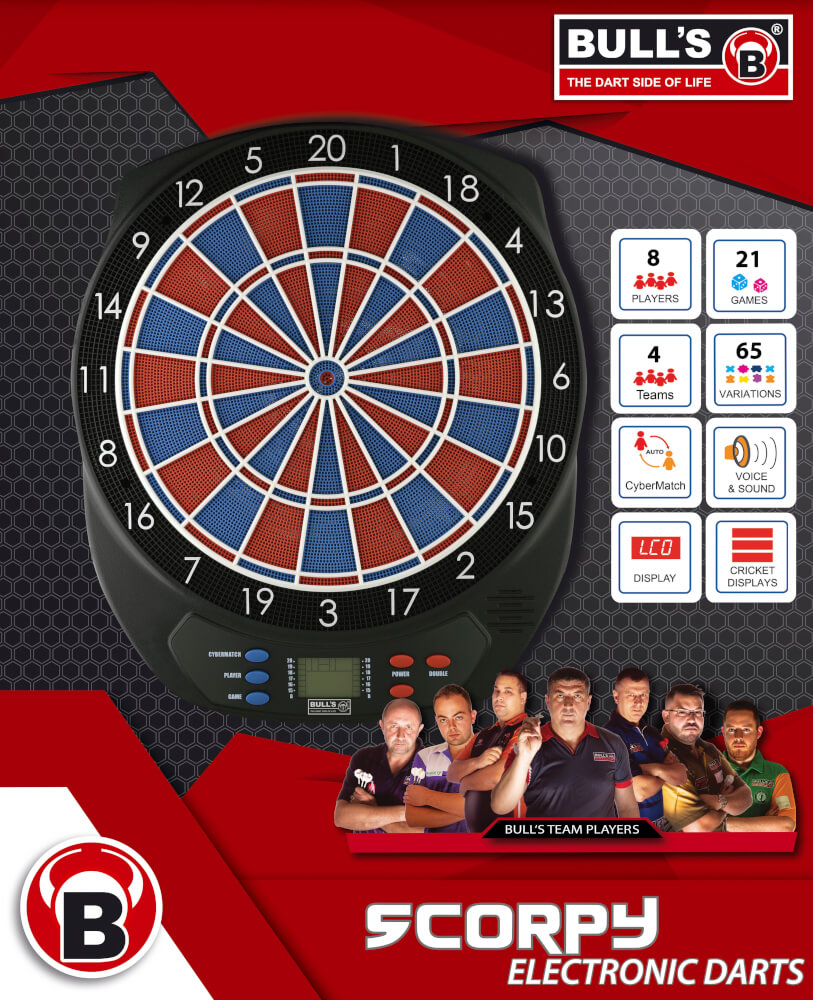 Bulls E-Dart-Scorpy Zweiloch