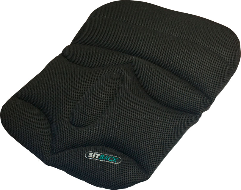Sitback Basic small Fahrzeug Sitzkissen 31,5 x 42 cm 3D Black