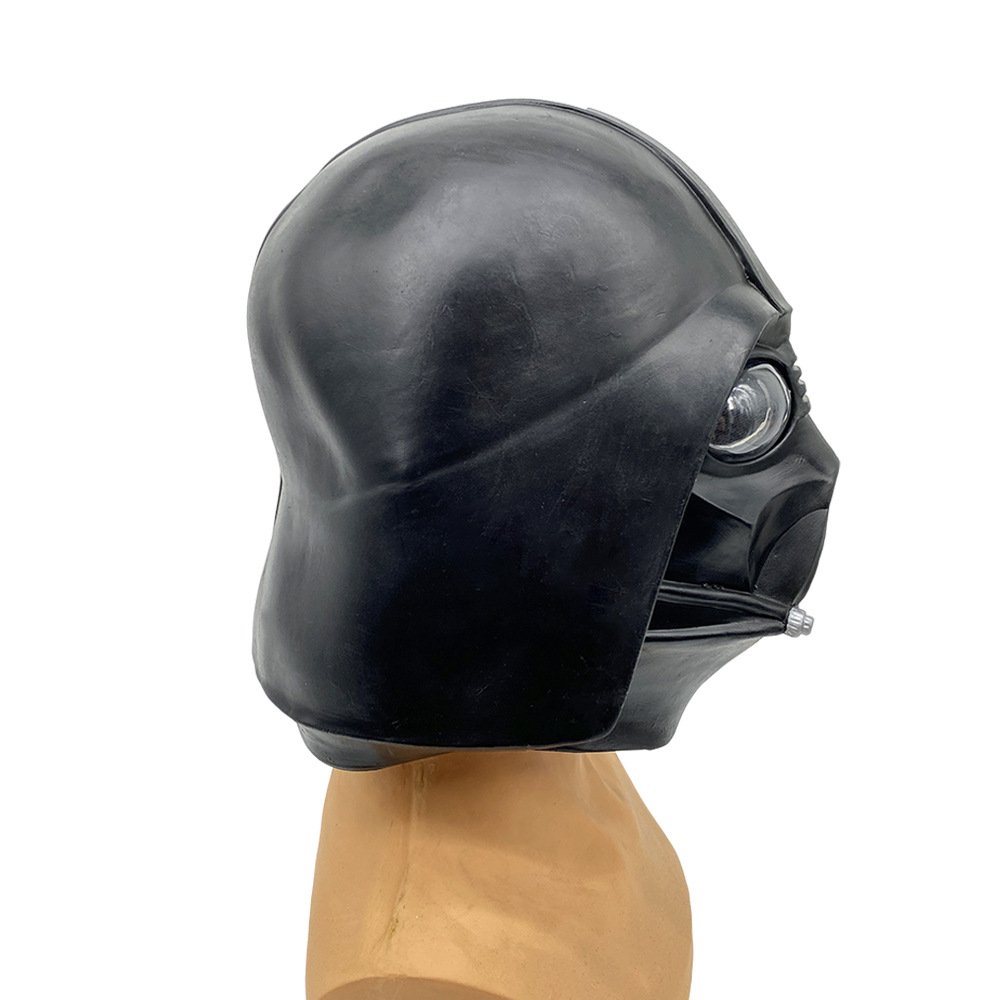 Latex Maske Fasnachts Gesichtsmaske Kostüm Zubehör Motto Party Accessoire Halloween Foto Requisite - Dunkler Lord