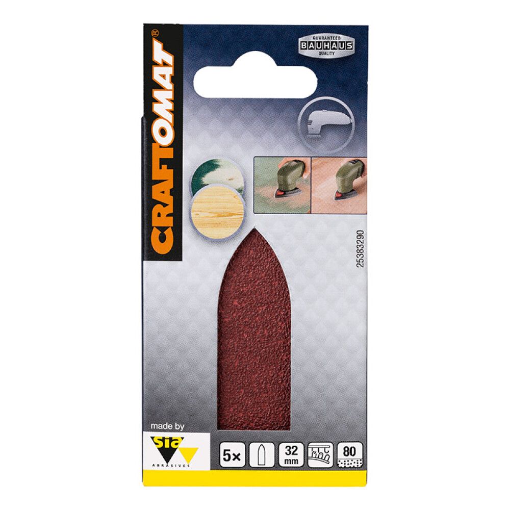 SLIPEBLAD CRAFTOMAT DELTA EFWP 32MM K80 5STK
