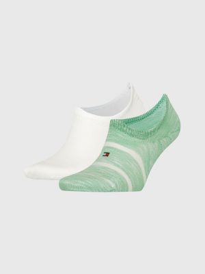 Pacote com 2 pares de meias com estampa de bandeira.