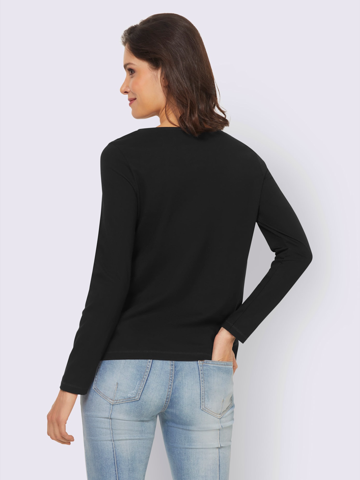 T-shirt imprimé feuille brillant
