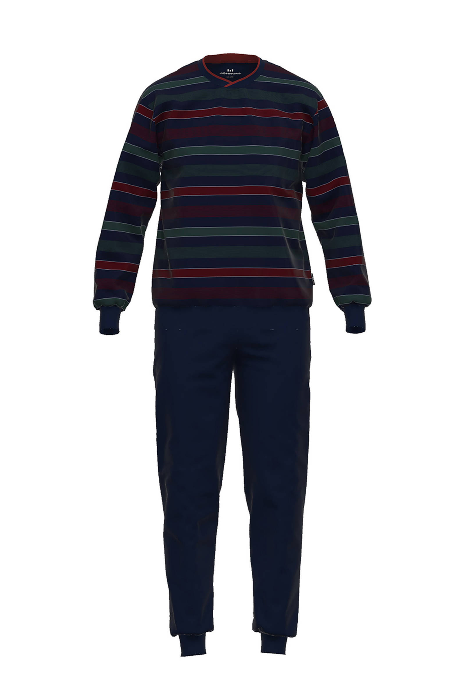 Götzburg pyjama blauw/groen/rood