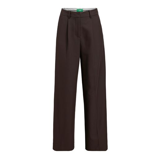 JJXX Ellis Wide Højtaljede Bukser, Seal Brown, M
