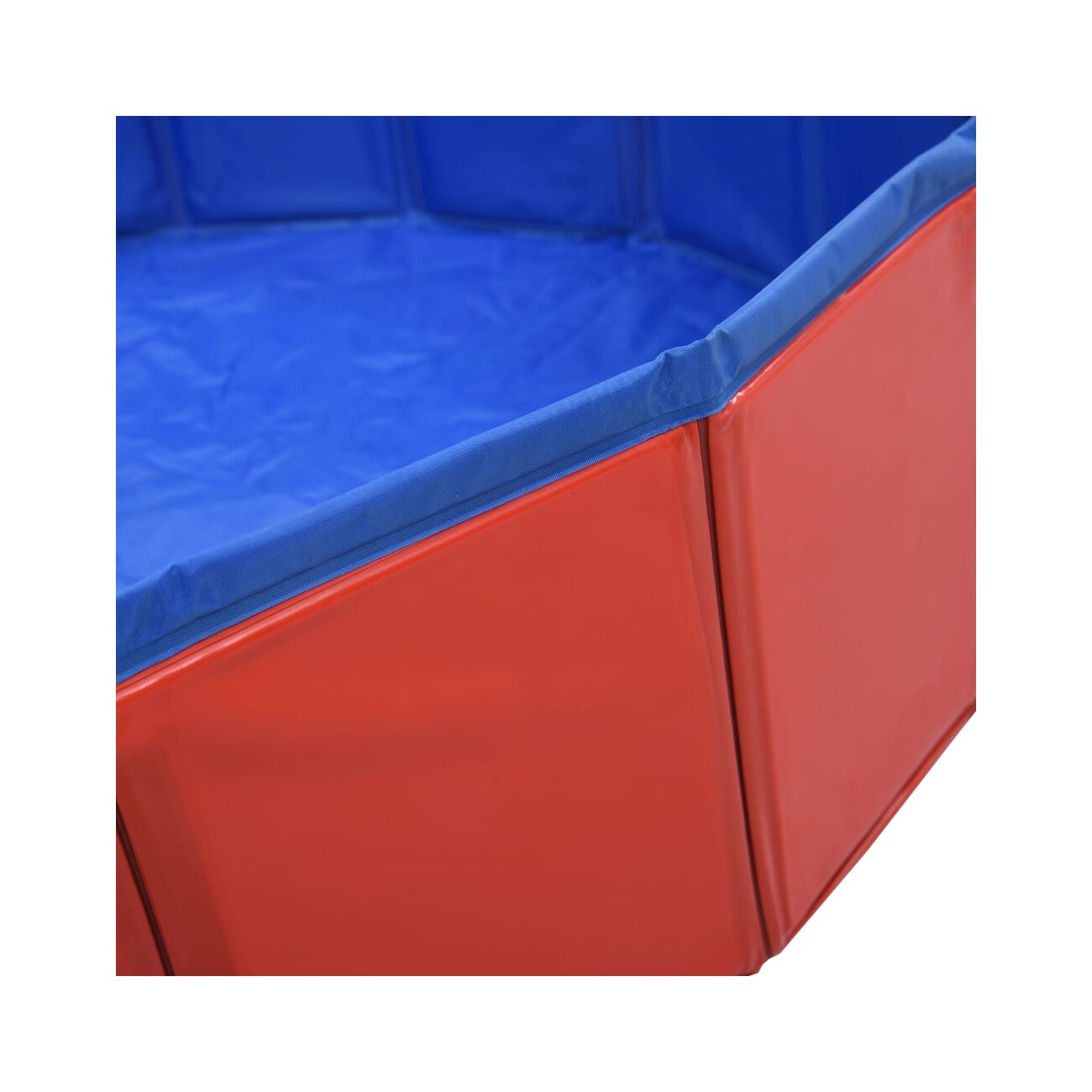 VidaXL Hunde-Pool rot 80 cm, 20 cm