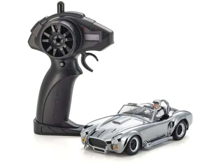 Kyosho Shelby Cobra 427 S/C 1:28, 1960, Chrom Miniatur-RC-Auto