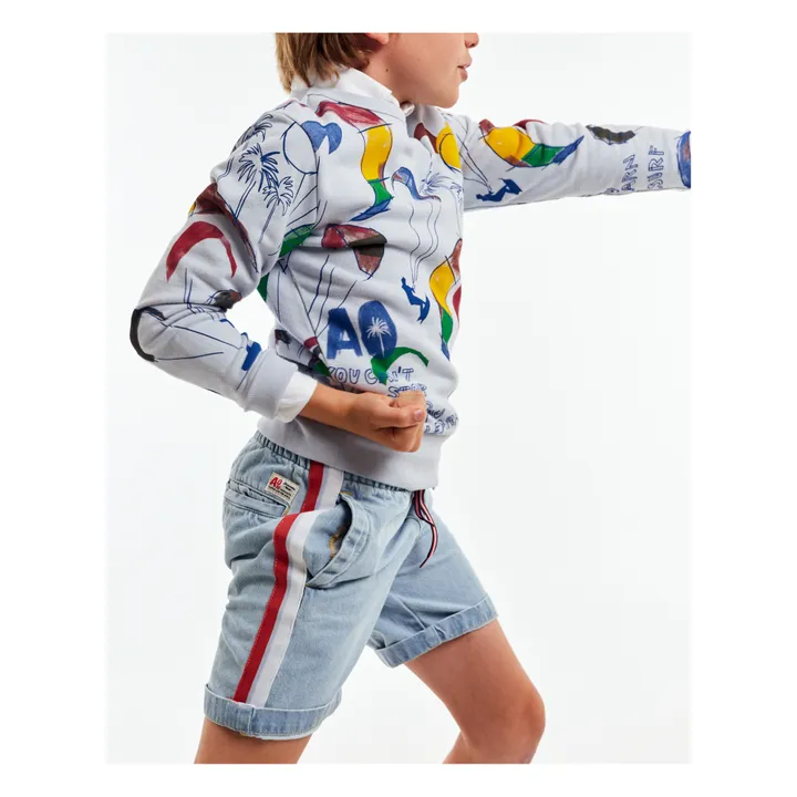 AO76 Bermuda Louis | Denim bleached