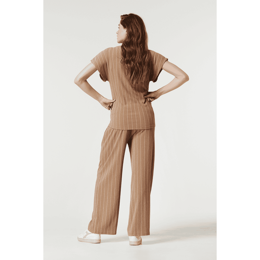 SUPERMOM Casual Hose Stripe Tigers Eye