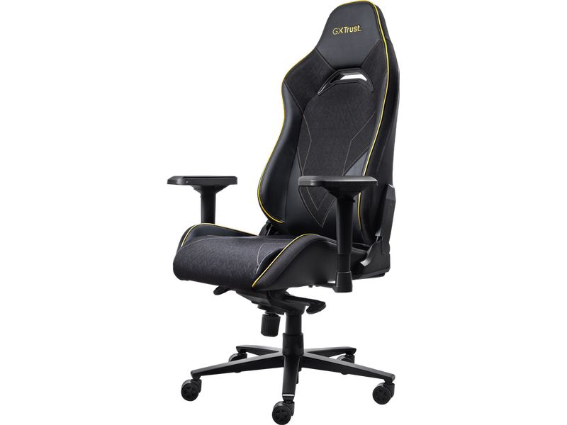 Trust Gaming-Stuhl GXT 721 Ruya Pro Schwarz Komfortabler Premium-Gaming-Stuhl
