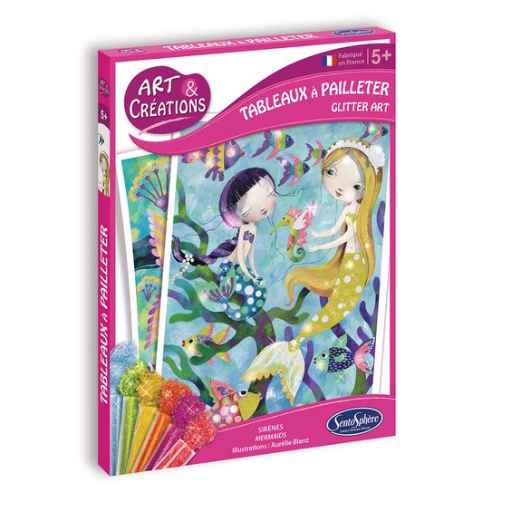 Art & Créations Sequin et Couleurs : Sirène à pailleter