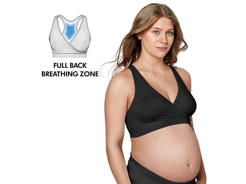 MEDELA Still- und Schlaf-BH Keep Cool Schwarz Gr. M Atmungsaktiver Schlaf-BH für Schwangerschaft und Stillzeit