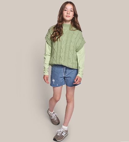 Grønt Shorts - 90s - Premium Blue