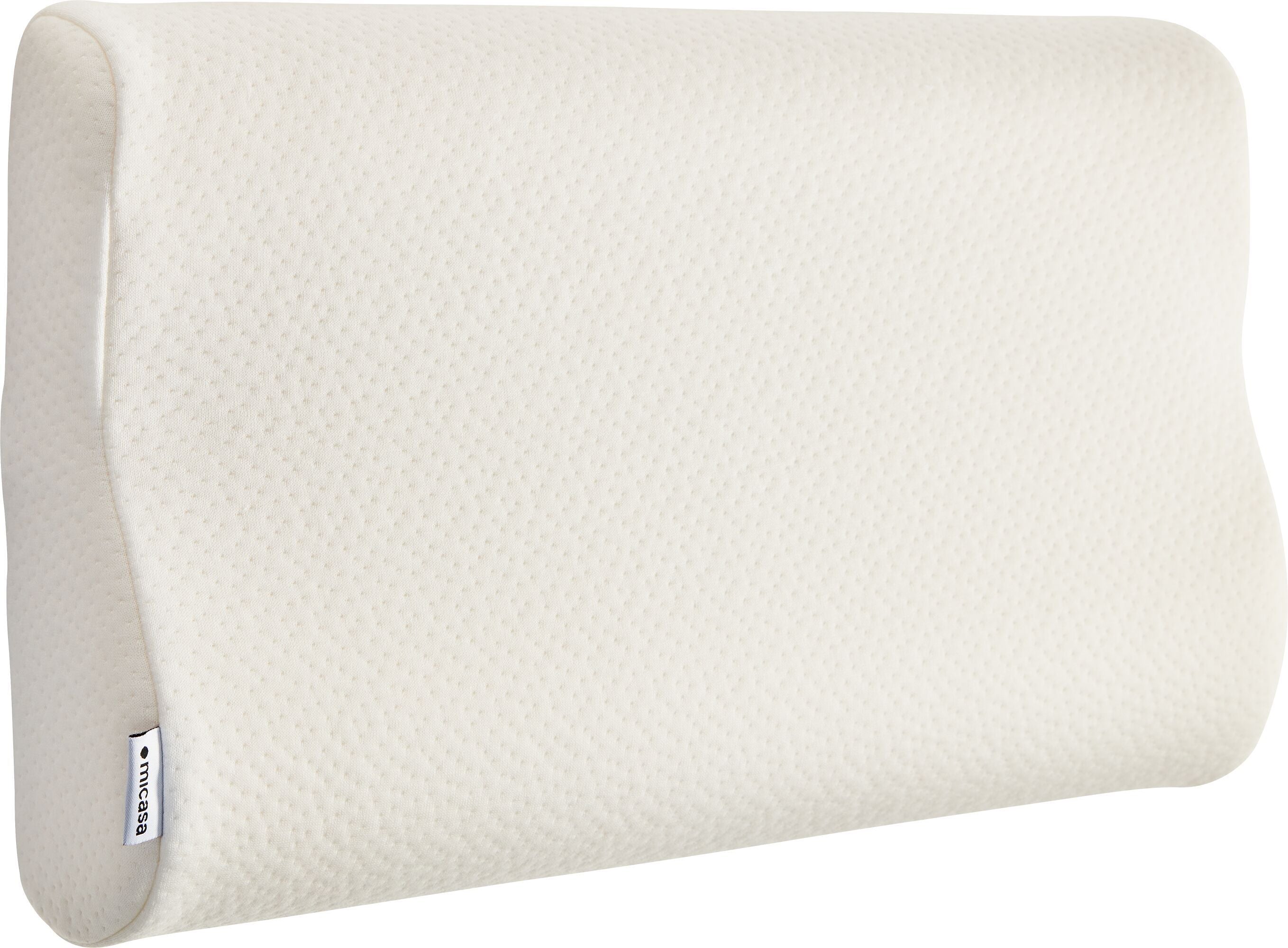 VITALE Nackenkissen - Weiss / T: 30.0 cm x B: 50.0 cm x H: 10.0 cm