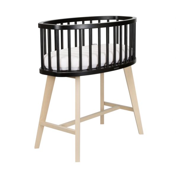 Kidsmill Lars Wieg Zwart / Blank