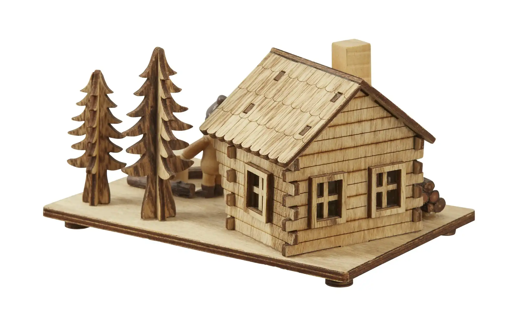HOME STORY LED Holz Hütte