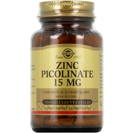 Zinc Picolinate Solgar - Défenses immunitaires