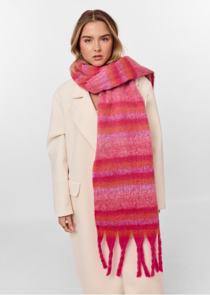 Anna sjaal roze