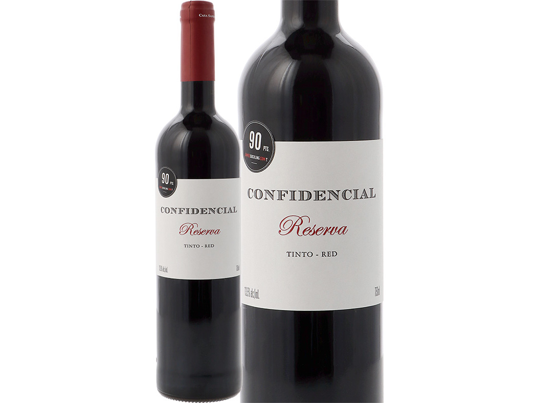 VINHO TINTO CONFIDENCIAL RESERVA LISBOA 0.75L
