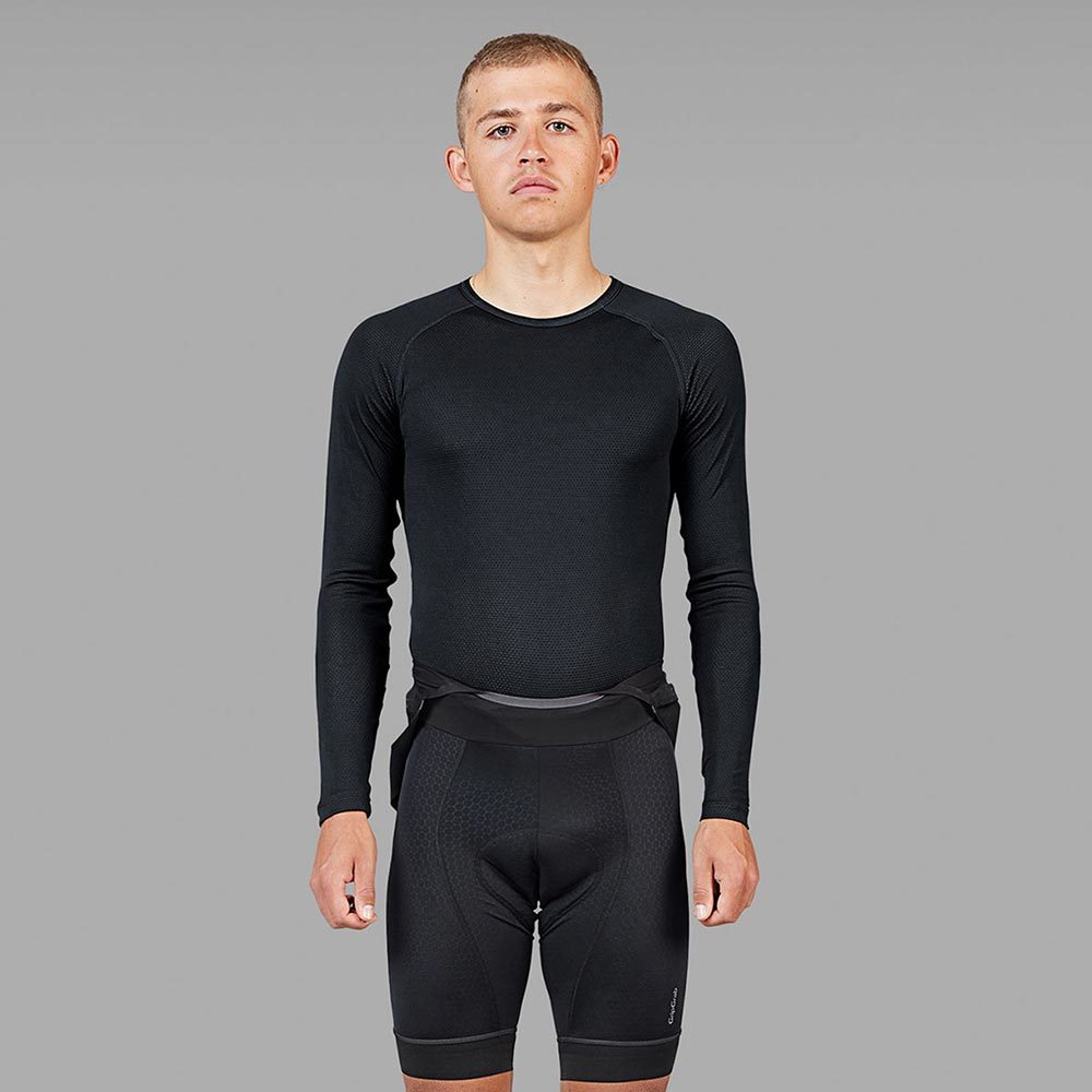 GripGrab Ride Thermal Thermoshirt Lange Mouwen Zwart