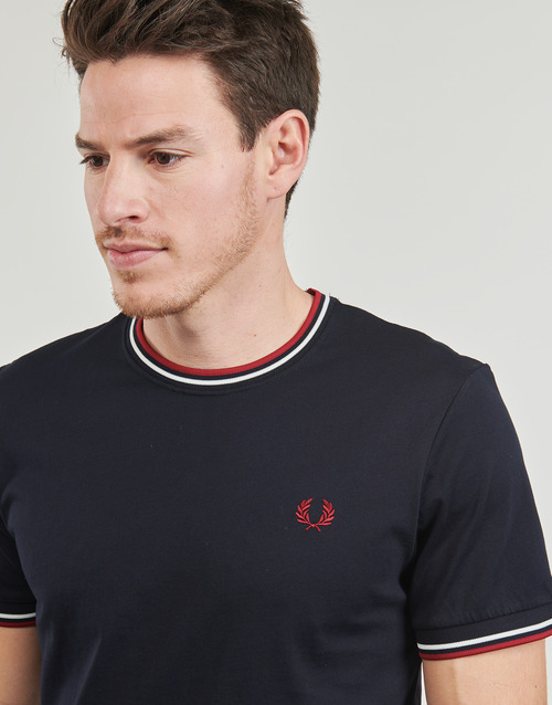 Fred Perry - TWIN TIPPED T-SHIRT - Marine
