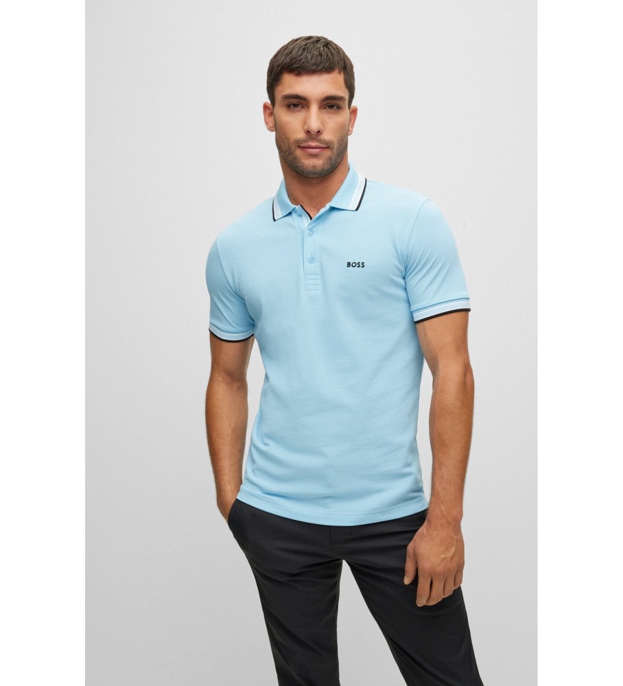 BOSS Polo Paddy Azul Claro