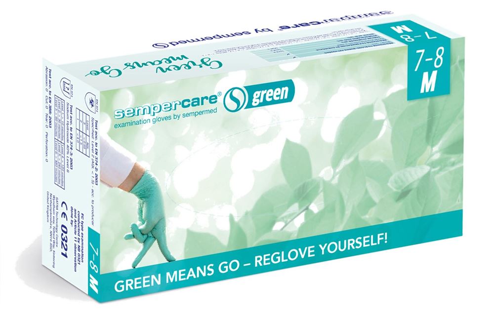 SEMPERCARE green M unsteril 200 Stk