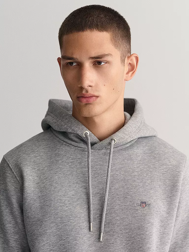 GANT Kapuzensweater - Hoodie  grau