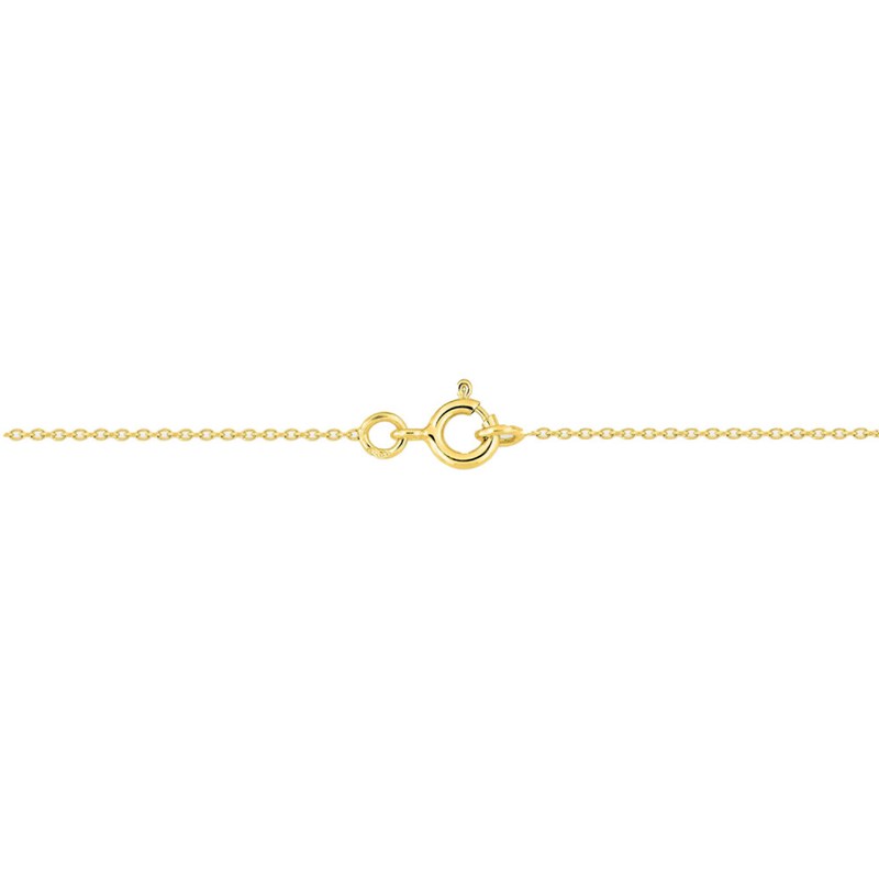 Chaîne femme 40 cm - Maille Forçat rond - Or 18 Carats - Largeur 0.90 mm