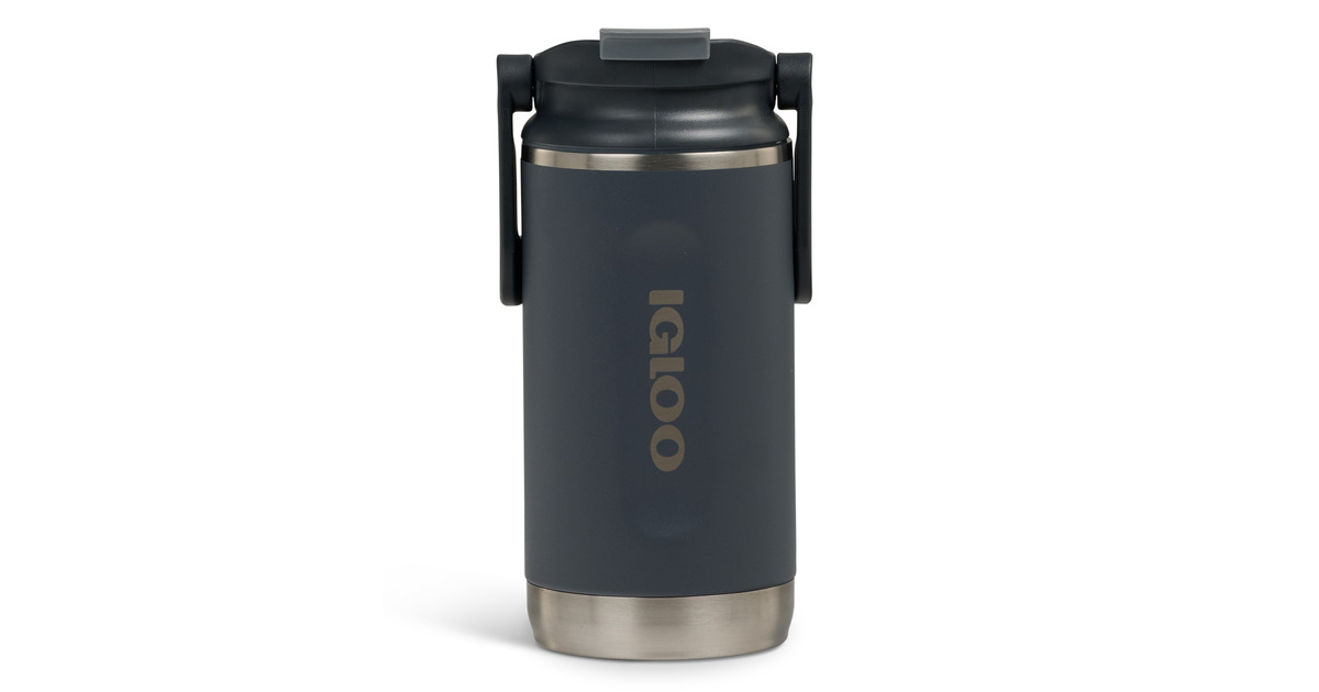 IglooFlip ‘n’ Sip Tumbler 12 oz, 0,35 liter drinkfles  (Carbon)
