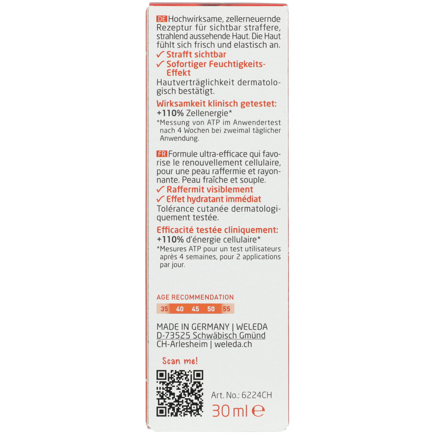 Weleda Straffendes Serum Granatapfel & Maca-Peptide