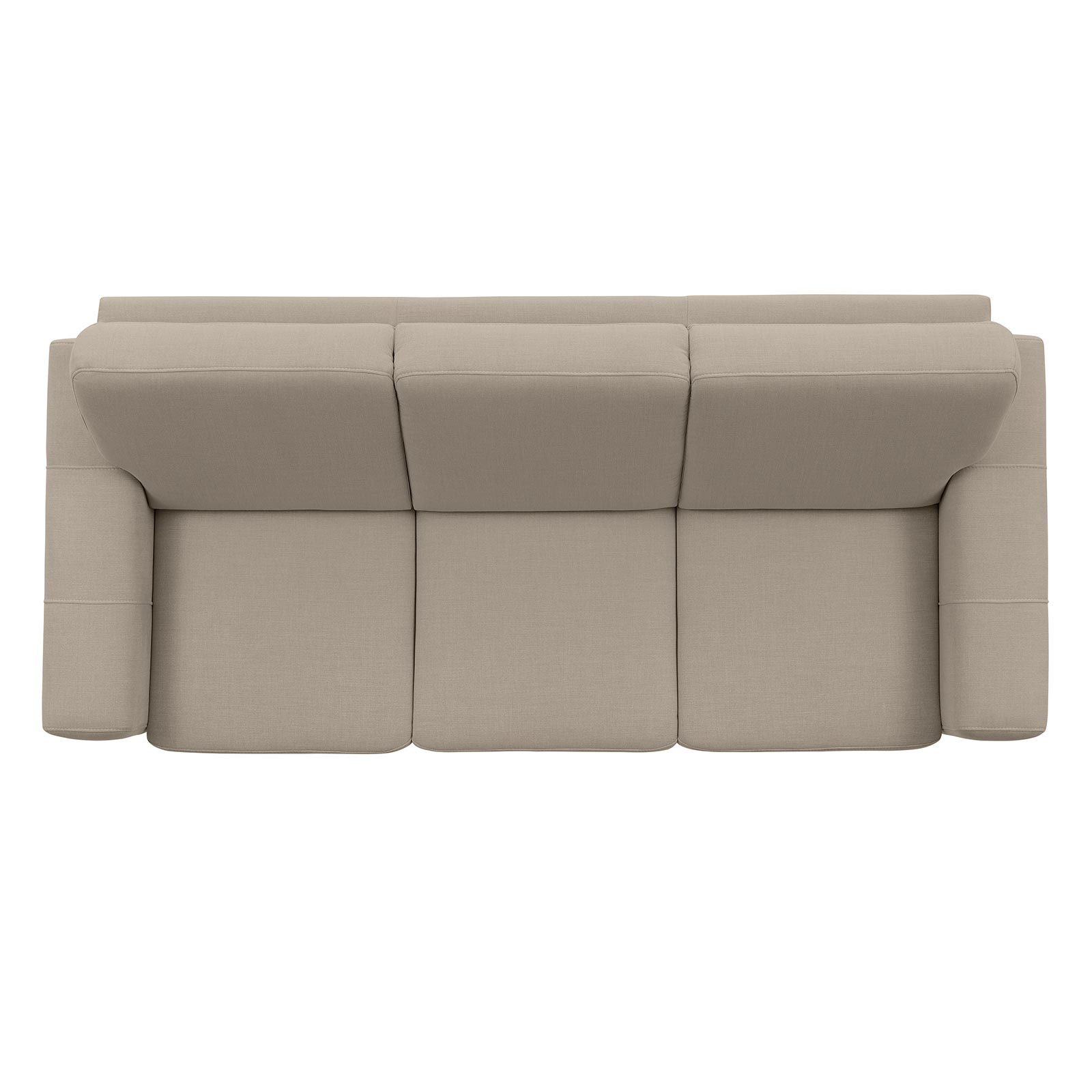 polsterpower 3-Sitzer-Sofa - Miro grau - Basismodell