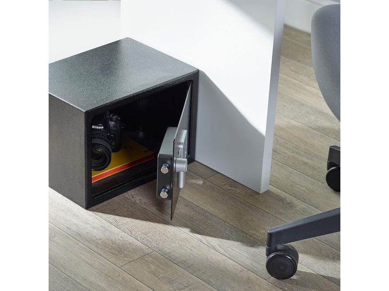 Yale Möbeltresor Value Safe M, 16.3 l, Schwarz Tresor mit Tastenfeld und LED-Anzeige