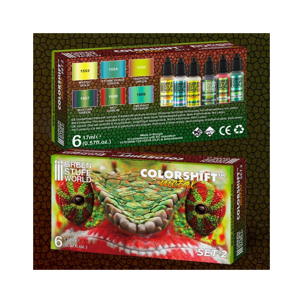 Set de Peintures Acryliques Caméléon - Set 2