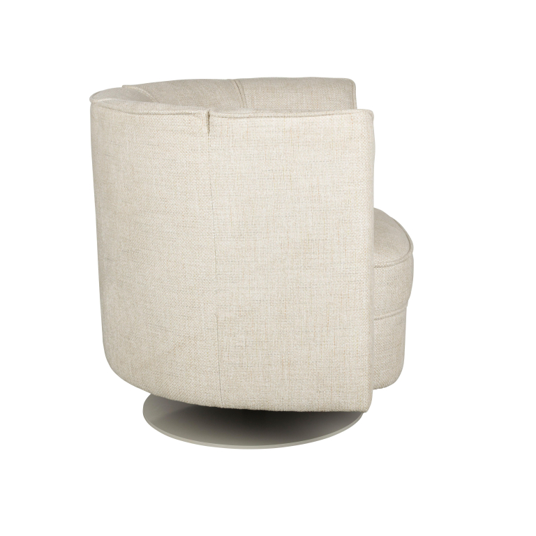 Dutchbone Flower fauteuil draaifauteuil oranje