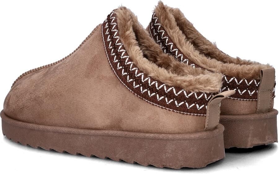 Nelson Home pantoffels taupe