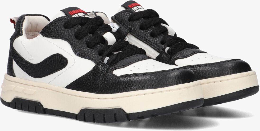 BRAQEEZ zwarte braqeez lage sneakers cis chicago