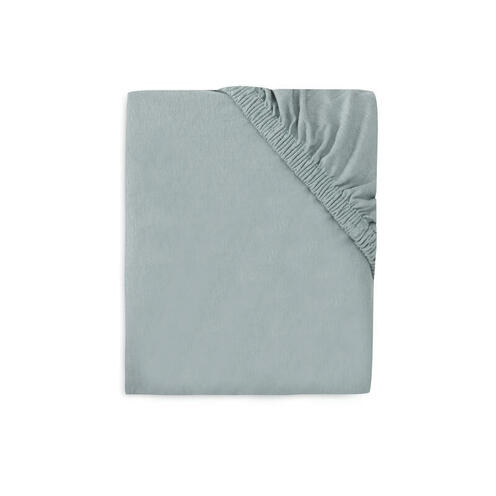 Drap housse jersey 60x120cm Basics - Sea green - JOLLEIN