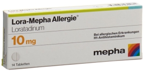 LORA Mepha Allergie Tabletten 10 mg, 14 Stück