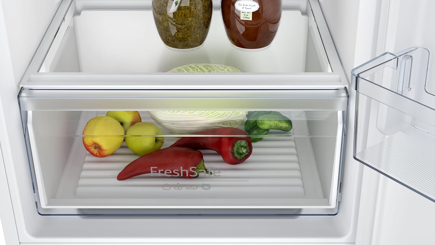 NEFF KI5861SE0, N 30, FreshSafe, Kühl-Gefrierkombination 177,2x54,1cm, Nutzinhalt gesamt: 265; 39 dB, Schleppscharnier, Kühlraum: 182, Gefrierraum: 83 Nutzinhalt